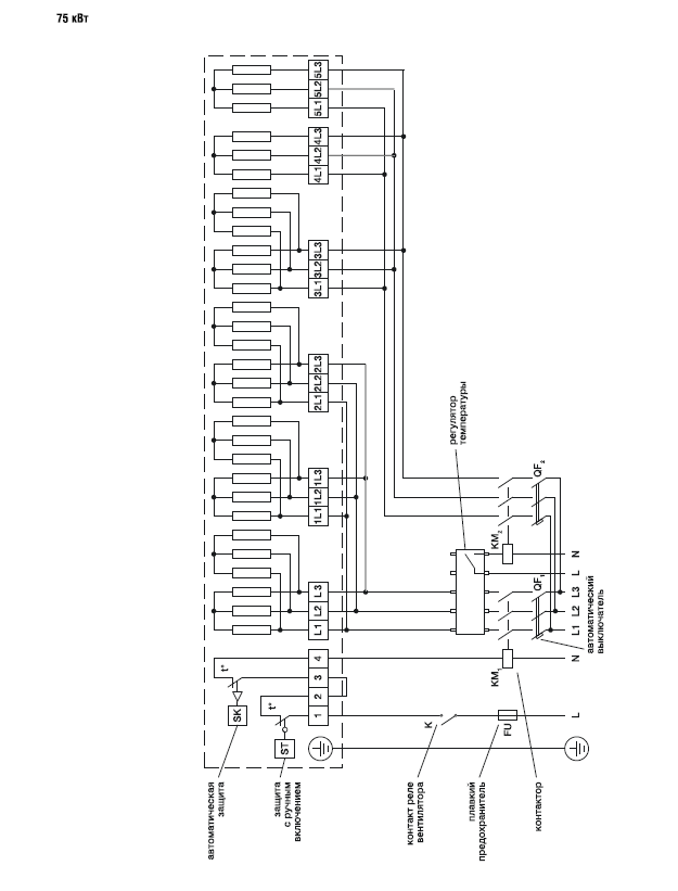 Эл/нагреватель для прямоугольных каналов EHR 700*400-75